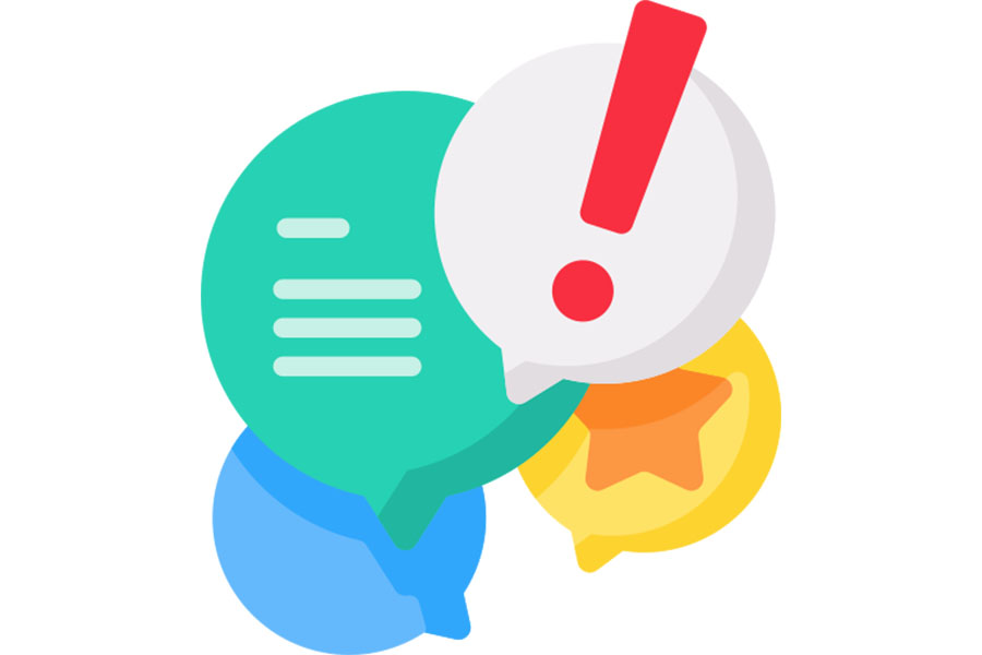 icon of overlapping speech bubbles