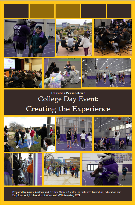 Cover of transition perspectives college day event booklet