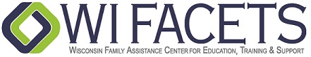 Wisconsin Family Assistance Center for Education, Training and Support WI FACETS logog